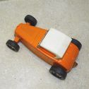 Vintage Nylint Jalopy Roadster Car, Pressed Steel, Orange Hot Rod Alternate View 4