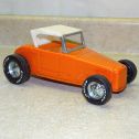 Vintage Nylint Jalopy Roadster Car, Pressed Steel, Orange Hot Rod Alternate View 6