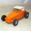 Vintage Nylint Jalopy Roadster Car, Pressed Steel, Orange Hot Rod Alternate View 7