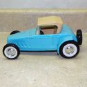 Vintage Nylint Jalopy Roadster Car, Pressed Steel, Light Blue Hot Rod #2 Main Image
