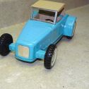 Vintage Nylint Jalopy Roadster Car, Pressed Steel, Light Blue Hot Rod #2 Alternate View 3