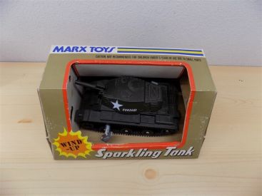Vintage Marx Toys Wind- Up Sparkling Tank Main Image