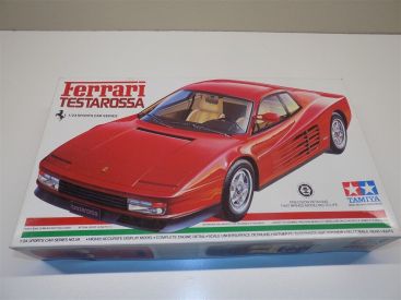Older Tamiya Ferrari Testarossa 1:24 Sports Car Series Model Kit Main Image Older Tamiya Ferrari Testarossa 1:24 Sports Car Series Model Kit Main Image
