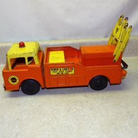 Vintage Nylint Power & Light Co. Post Hole Digger Truck + Trailer, Steel, #3300