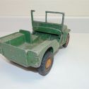 Vintage 1940's AL-Toy Green Jeep Military with windshield/opening hood-Cast Al. Alternate View 3