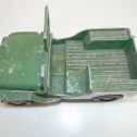 Vintage 1940's AL-Toy Green Jeep Military with windshield/opening hood-Cast Al. Alternate View 9
