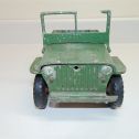 Vintage 1940's AL-Toy Green Jeep Military with windshield/opening hood-Cast Al. Alternate View 8