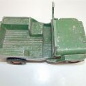 Vintage 1940's AL-Toy Green Jeep Military with windshield/opening hood-Cast Al. Alternate View 10