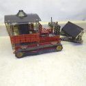 Vintage Steam Dozer Scoop Toy, Erector Set Style Hand Assembled Industrial Steel Alternate View 1