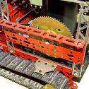 Vintage Steam Dozer Scoop Toy, Erector Set Style Hand Assembled Industrial Steel Alternate View 8