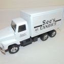 Ertl 1987 International Box Truck-See's Candies-Pressed Steel-1:24-In Box Alternate View 1