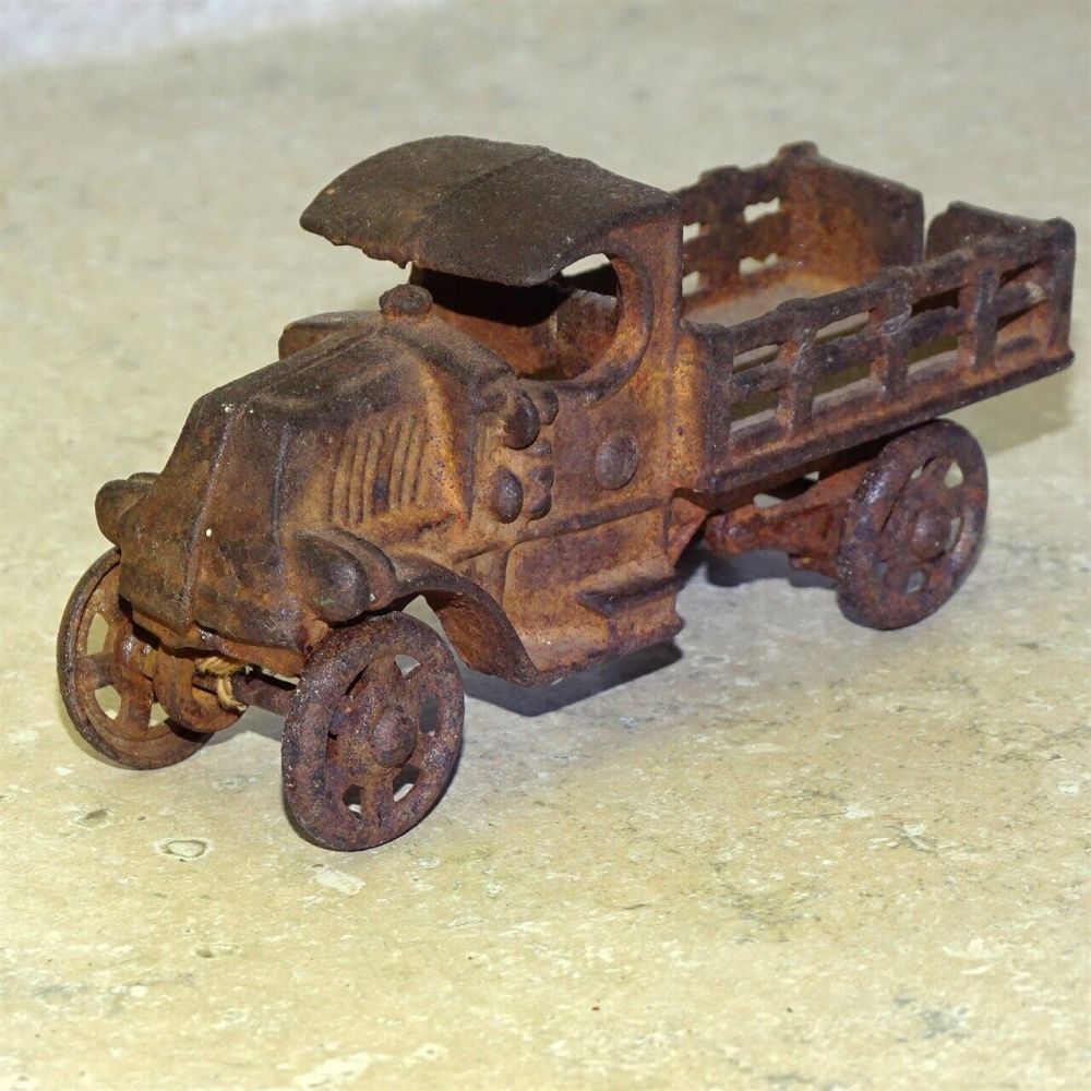 Vintage cast sales iron truck