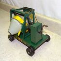 Vintage Buddy L Concrete Mixer, Pressed Steel Toy, Cement Barrel Trailer Alternate View 1