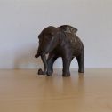 Antique 1900's Circus Elephant Cast Iron Bank AC Williams Alternate View 2