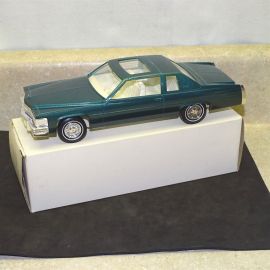 Vintage Plastic 1979 Cadillac Coupe De Ville Dealer Promo Car + Box