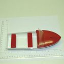 Tonka White Plastic Rowboat Accessory Replacement Toy Part Main Image