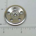 Single Zinc Plated Tonka Round Hole Hubcap Toy Part Alternate View 2