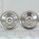 Set of 2 Plated Tonka Triangle Hole Hubcap Toy Part Alternate View 2