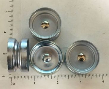 Set of 4 Tonka Bulldozer/Crane Wheel Replacement Toy Part Main Image