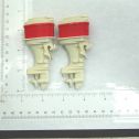 Tonka Clipper Outboard Boat Motor Pair, (2) Replacement Toy Part Alternate View 3
