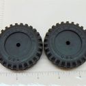 Pair of Rubber Tonka Script Tire Toy Parts Alternate View 2