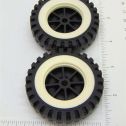 Set of 2 Tonka Plastic Wheels/Inserts Replacement Toy Parts Alternate View 1