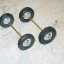 Cox Thimble Drome Champion Pusher Wheel/Tire/Axle Replacement Part Set Main Image