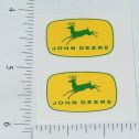 John Deere 1" Yellow/Green 4 Legged Deer Logo Sticker Pair Main Image