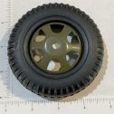 Lot 6 Reproduction Custom Military Style Wheels/Tires 3.5" Diameter Steel/Rubber Alternate View 1