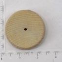 Marx 2.25" Wood Replacement Wheel/Tire Toy Part Alternate View 1