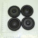 Structo Set/4 Reproduction Real Rubber 2.5" Replacement Tire Toy Part Main Image