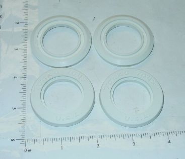 Set of 4 Tonka Whitewall Tire Insert Replacement Toy Parts Main Image