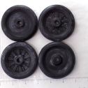 Set 4 Buddy L Simulated Spoke Rubber Wheel/Tire Replacement Toy Parts Main Image