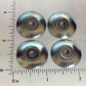 Set of 4 Structo Plated Hubcaps for 3/16" Axles Toy Part Main Image