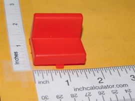 Tonka Injection Mold Red Plastic Seat Replacement Toy Part
