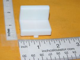 Tonka Injection Mold White Plastic Seat Replacement Toy Part