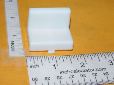 Tonka Injection Mold White Plastic Seat Replacement Toy Part Main Image