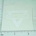 2" Wide White Conoco Sticker Main Image