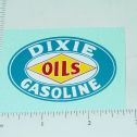 2.5" Wide Dixie Gas Oval Sticker Main Image