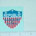 2" Wide Republic Gasoline and Motor Oil Sticker Main Image