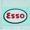 2.5" Wide Esso Oil Oval Sticker Main Image