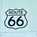 2" Wide Route 66 Badge Sticker Main Image