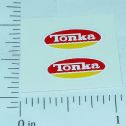 Pair Tiny Tonka 1974/75 Oval Door Stickers TK-039C Main Image