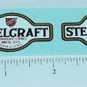 Pair Steelcraft Toy Trucks Replacement Logo Stickers Main Image