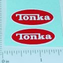 Pair Tonka 1976-77 Oval Logo Stickers TK-001H Main Image