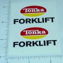 Pair Mighty Tonka Fork Lift Toy Stickers Main Image