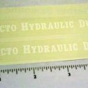 Structo Hydraulic Dumper Dump Truck Sticker Pair Main Image