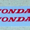 Pair Matchbox #38C Honda Motorcycle Trailer Stickers Main Image