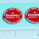 Pair Dunwell Trucks Round Door Logo Stickers Main Image