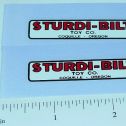 Pair Sturdi-Bilt Trucks Replacement Logo Stickers Main Image